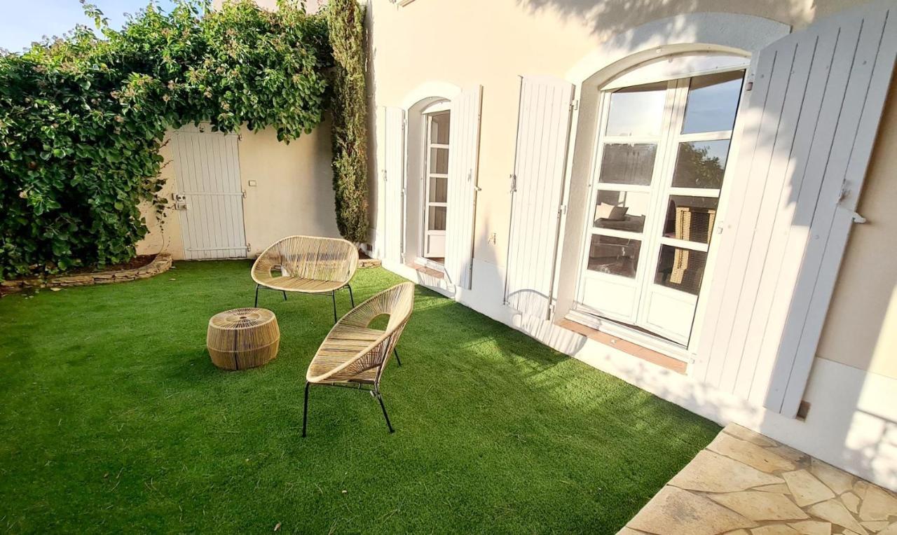 Superbe Villa-Domaine Avec Golf Piscine Et Tennis Saint-Cyr-sur-Mer Buitenkant foto